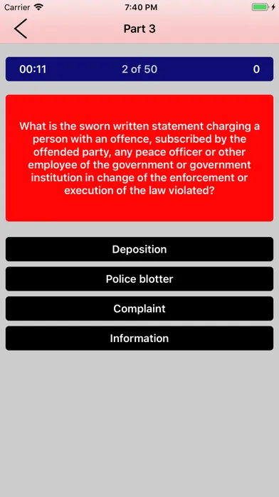 Capturas de pantalla de PNP Exam - NAPOLCOM Reviewer