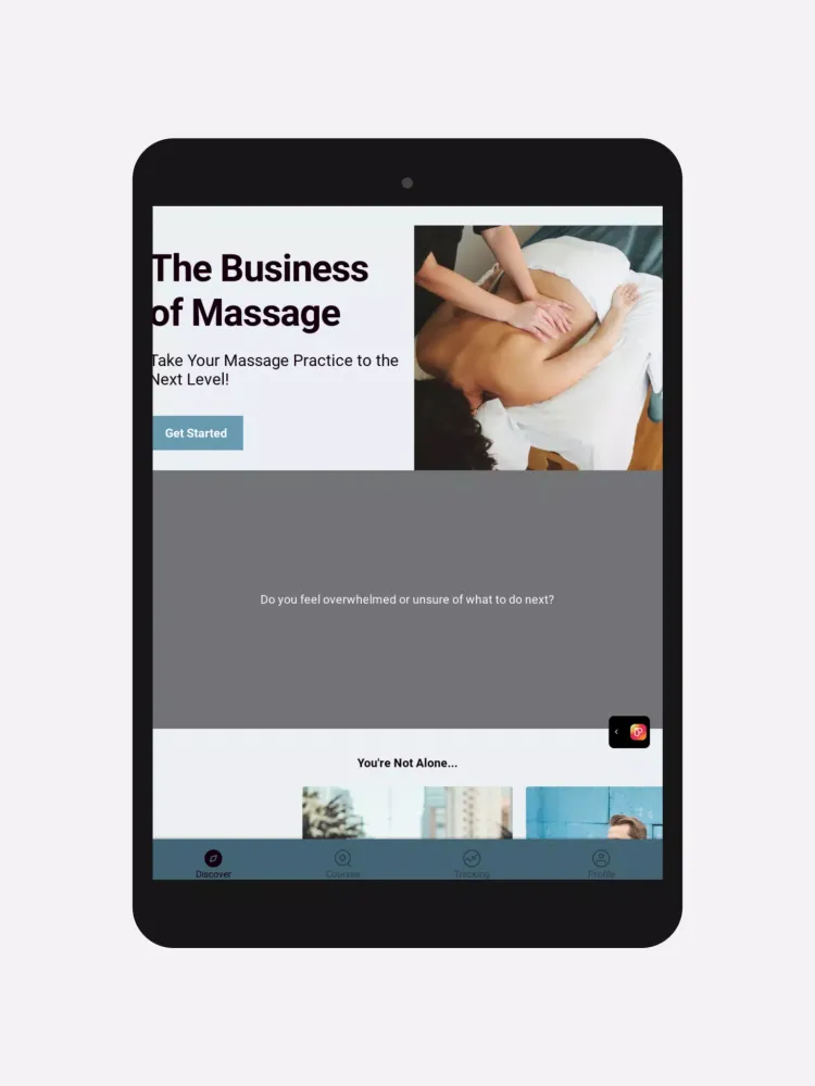 Captures d'écran de The Business of Massage