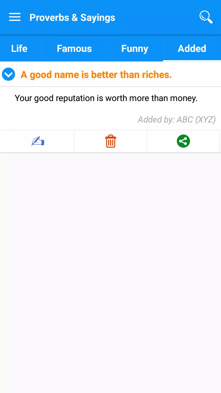 Proverbs and Sayings Screenshots