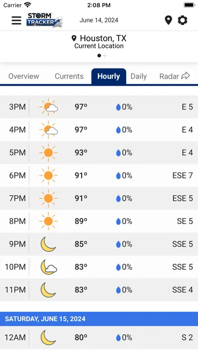 Capturas de pantalla de KPRC 2 Storm Tracker Weather