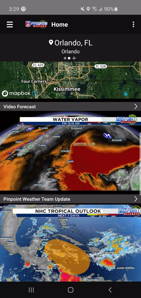 Zrzuty ekranu News 6 Pinpoint Weather - WKMG