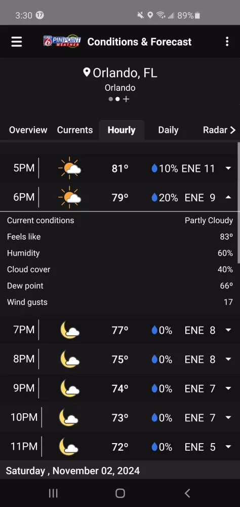 Zrzuty ekranu News 6 Pinpoint Weather - WKMG