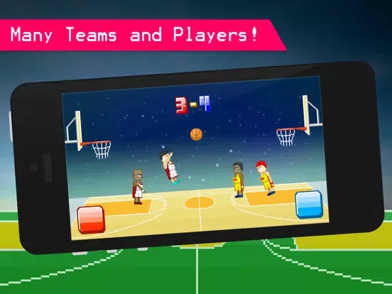 صور Funny Bouncy Basketball - Fun 2 Player Physics iPad 