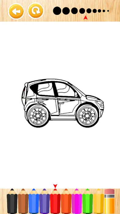 Speed racing car coloring book for kids games Ekran Görüntüleri