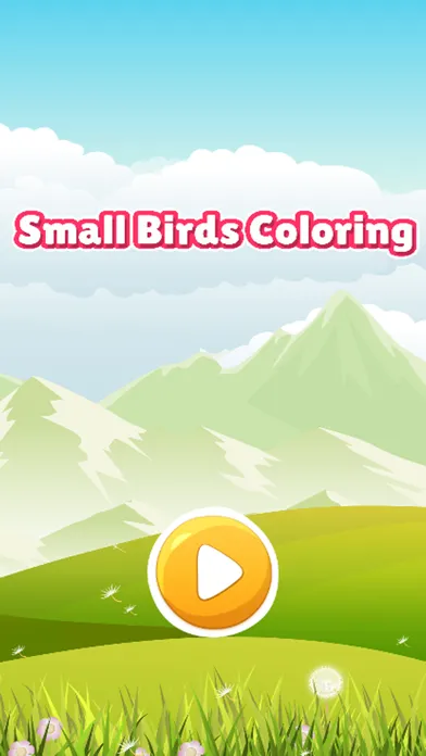 Tangkapan skrin Small birds coloring book for kids games