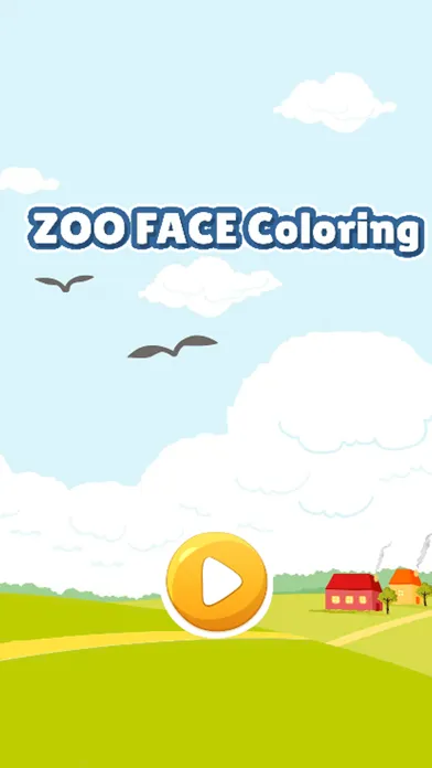 Ảnh chụp màn hình của Zoo animal face coloring book for kids games