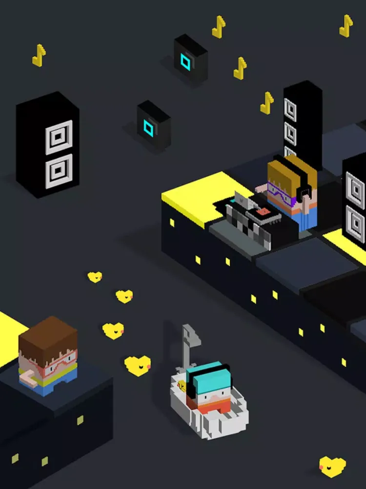 Capturas de pantalla de Silly Slide -- Retro 3D Arcade iPad 