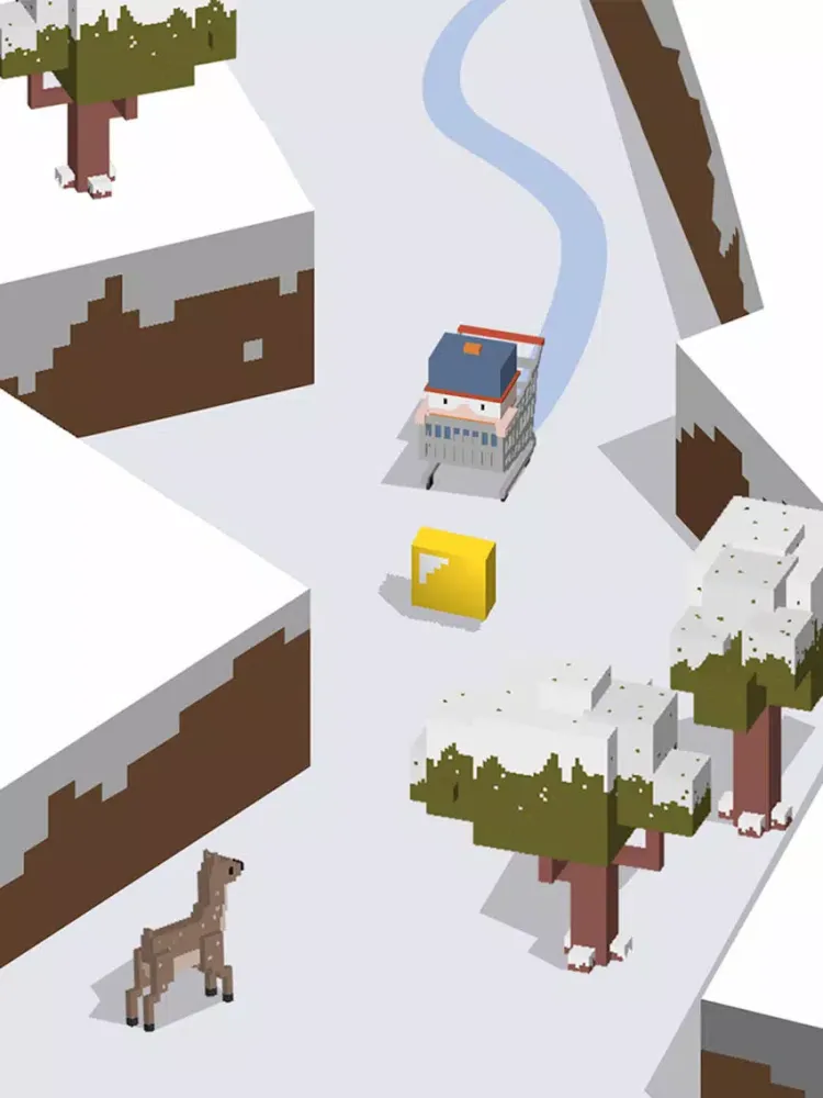 Capturas de pantalla de Silly Slide -- Retro 3D Arcade iPad 