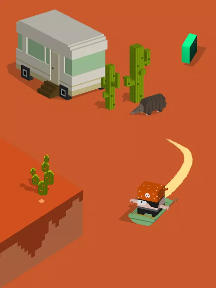 Capturas de pantalla de Silly Slide -- Retro 3D Arcade iPad 