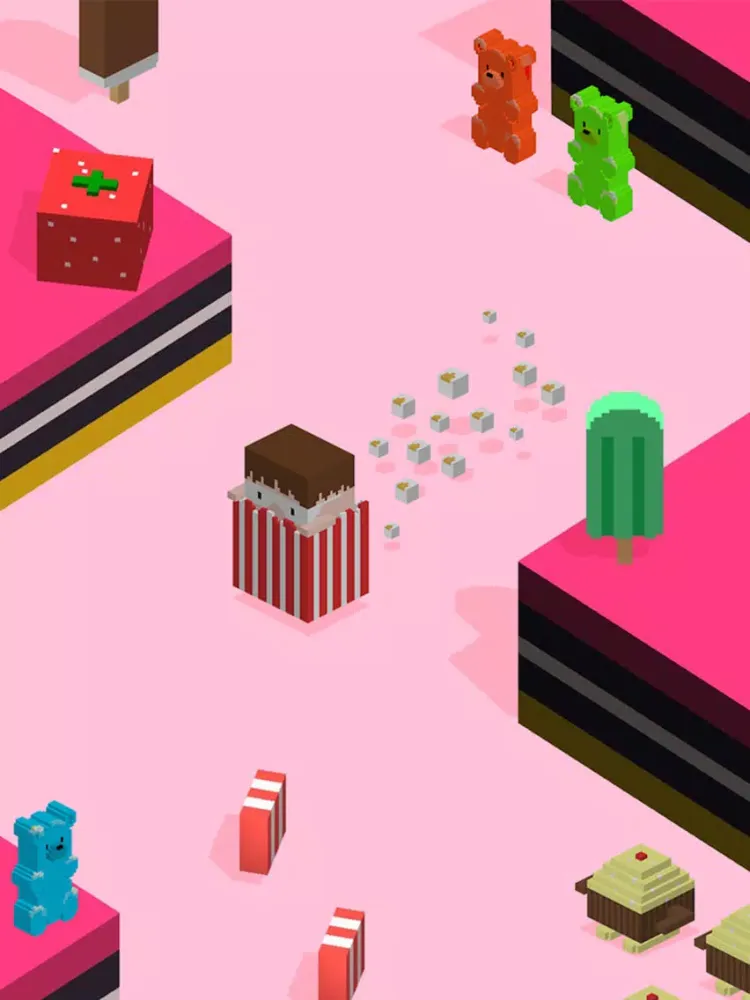 Capturas de pantalla de Silly Slide -- Retro 3D Arcade iPad 