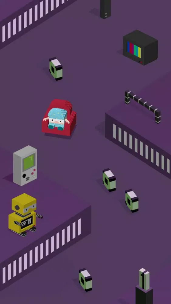 Capturas de pantalla de Silly Slide -- Retro 3D Arcade