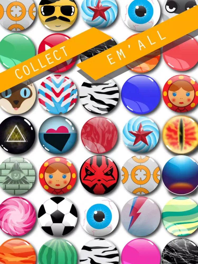 Ảnh chụp màn hình của StickyBalls Deluxe - Addicting Fall Down Game iPad 