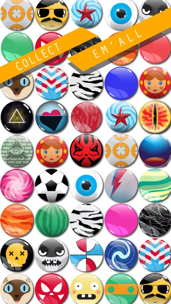 Ảnh chụp màn hình của StickyBalls Deluxe - Addicting Fall Down Game