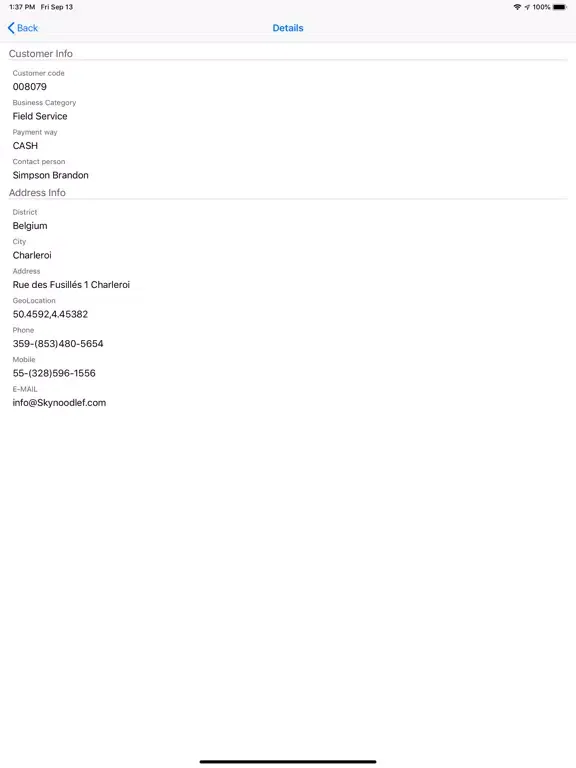 Pobuca Sales iPad 應用截圖