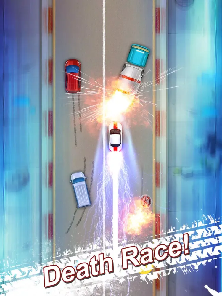 Capturas de tela do Pixel Car Race - Thumb Drift Racing iPad 