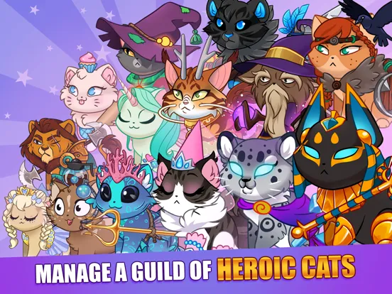 Zrzuty ekranu Castle Cats - Idle Hero RPG iPad 
