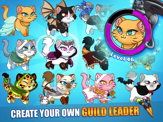 Zrzuty ekranu Castle Cats - Idle Hero RPG iPad 