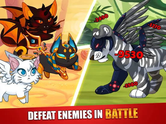Zrzuty ekranu Castle Cats - Idle Hero RPG iPad 