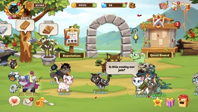 Zrzuty ekranu Castle Cats - Idle Hero RPG