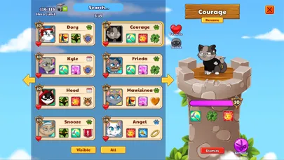 Zrzuty ekranu Castle Cats - Idle Hero RPG
