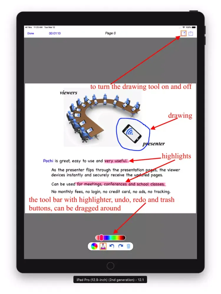 Pochi Presenter iPad 应用截图