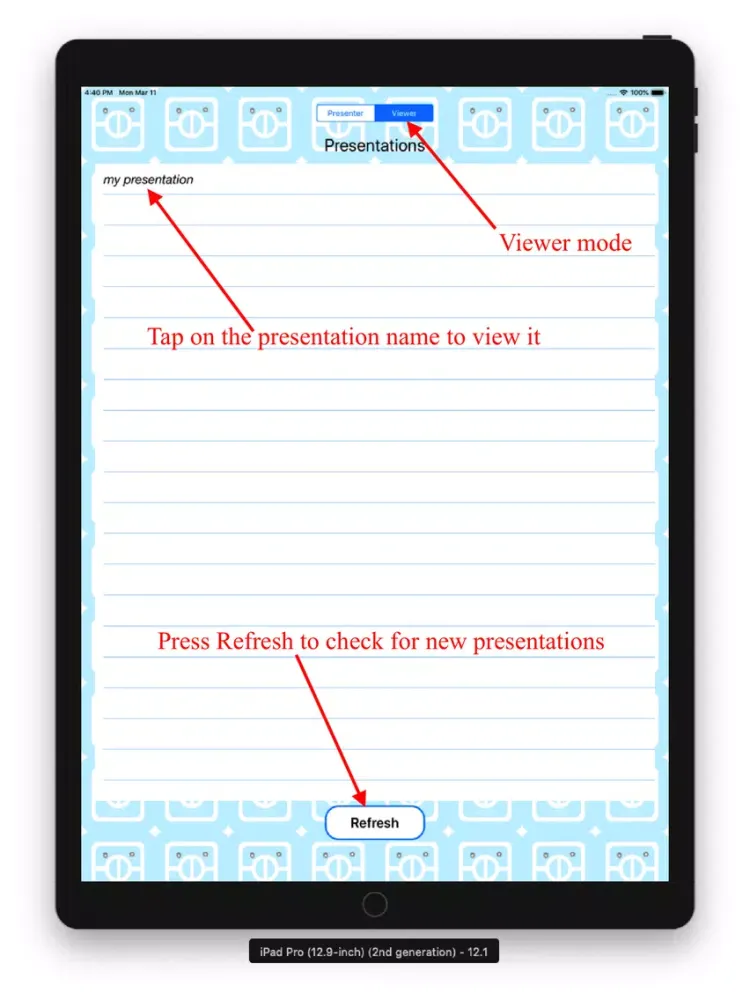 Pochi Presenter iPad 应用截图