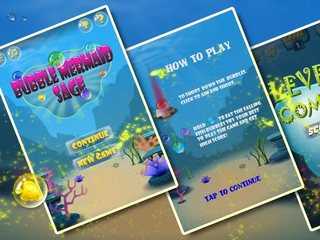 Bubble Mermaid Sage iPad 应用截图