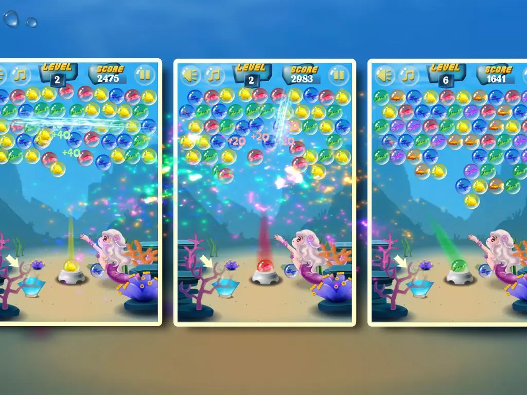 Bubble Mermaid Sage iPad 应用截图