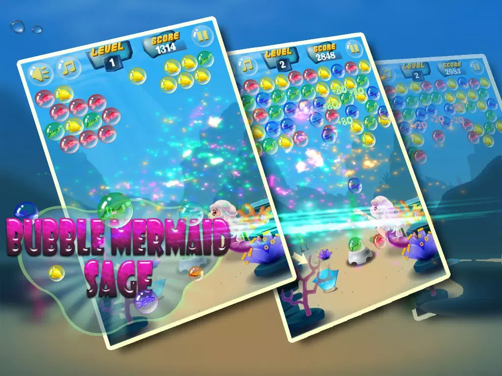 Bubble Mermaid Sage iPad 应用截图