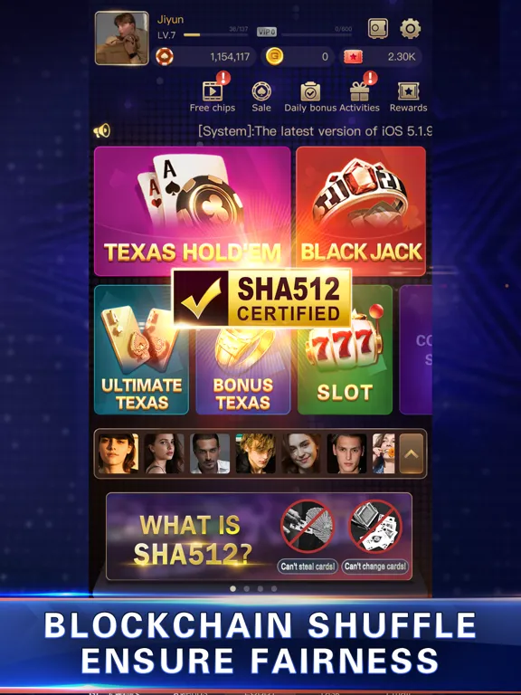 تصاویر Pocket Texas Hold'em iPad 