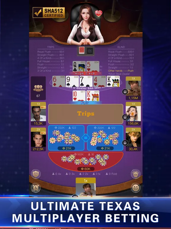 تصاویر Pocket Texas Hold'em iPad 