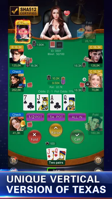 تصاویر Pocket Texas Hold'em