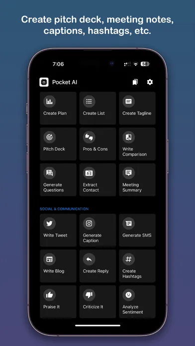 Скриншоты Pocket AI: GPT Assistant