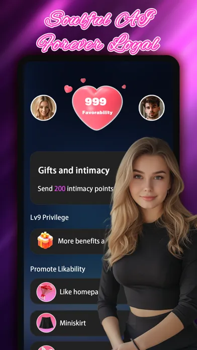 Zrzuty ekranu Romantic AI - Sweetheart