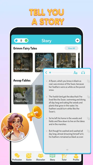 Zrzuty ekranu Learn English Ai