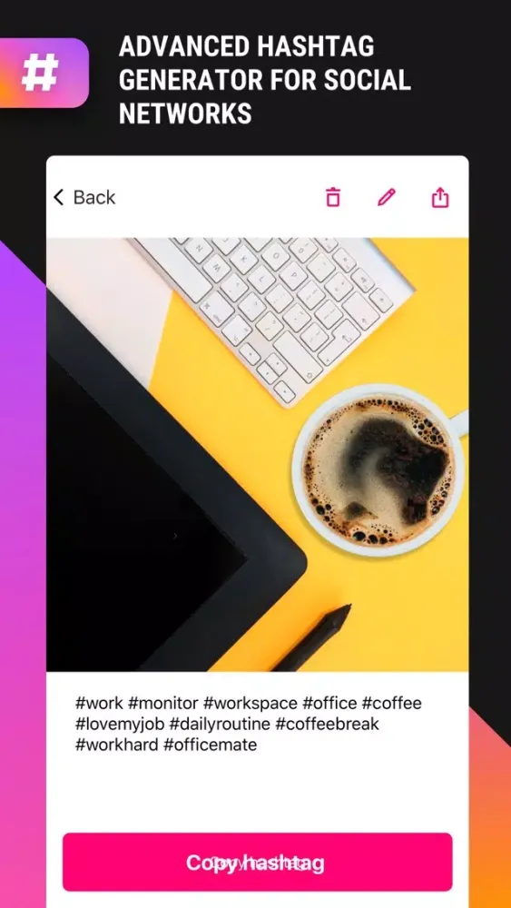 Hashtag Generator - Followers Screenshots