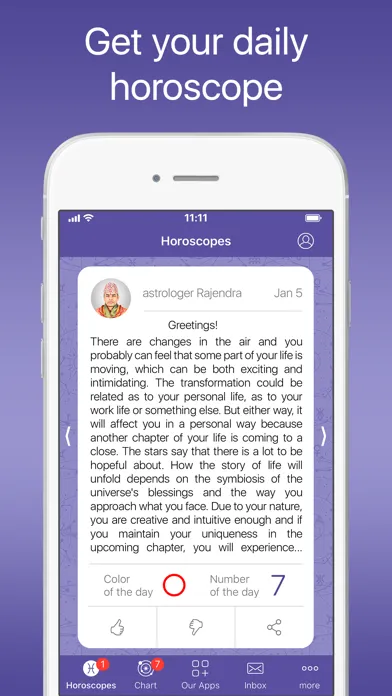 Capturas de pantalla de Daily Horoscope 2024 by Yodha