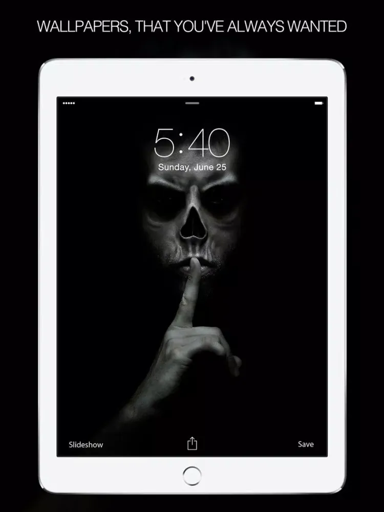 Tangkapan layar Horror Wallpapers – Horror Arts & Demon Wallpaper iPad 
