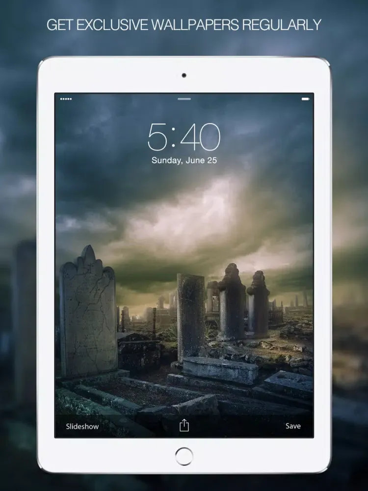 Tangkapan layar Horror Wallpapers – Horror Arts & Demon Wallpaper iPad 