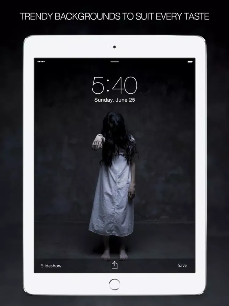 Tangkapan layar Horror Wallpapers – Horror Arts & Demon Wallpaper iPad 