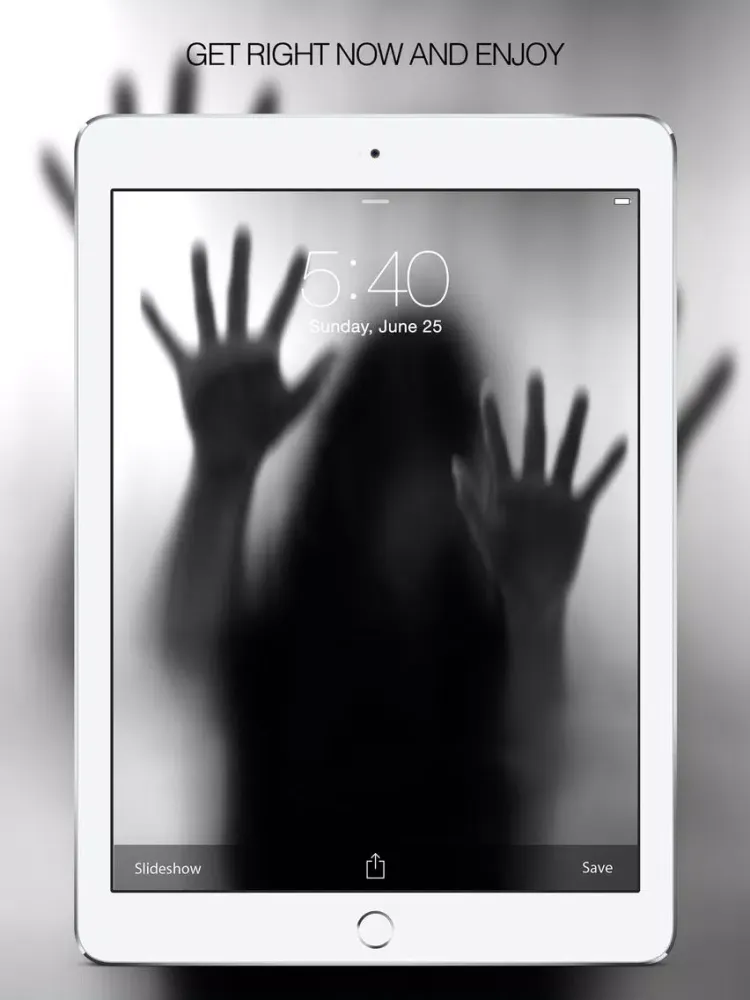 Tangkapan layar Horror Wallpapers – Horror Arts & Demon Wallpaper iPad 
