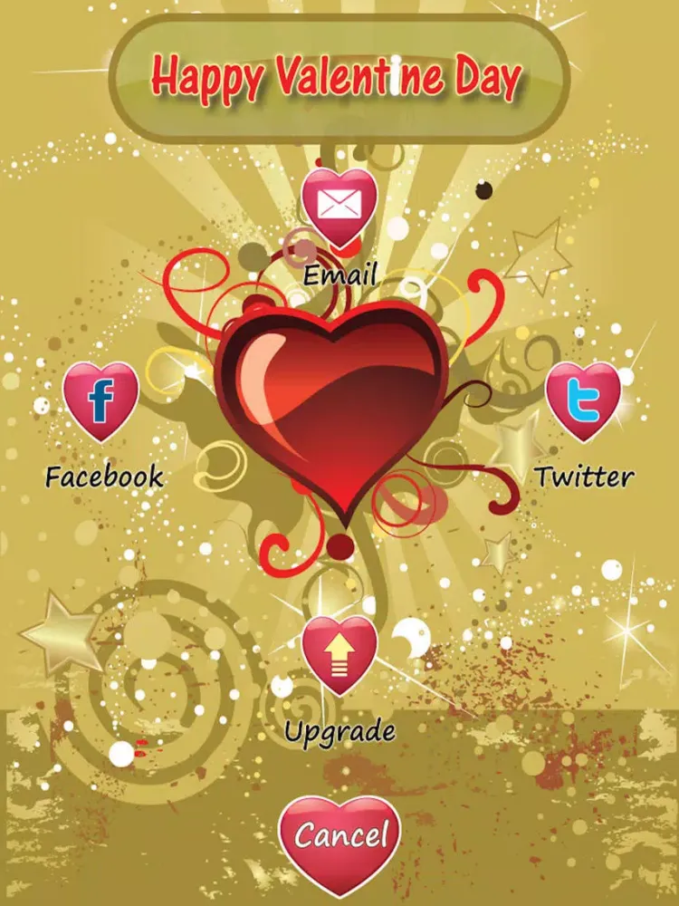 Valentine’s 2017 Countdown iPad  Ekran Görüntüleri