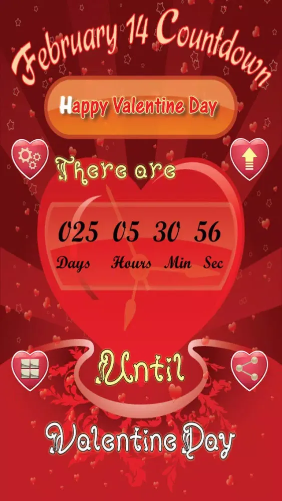Valentine’s 2017 Countdown Ekran Görüntüleri