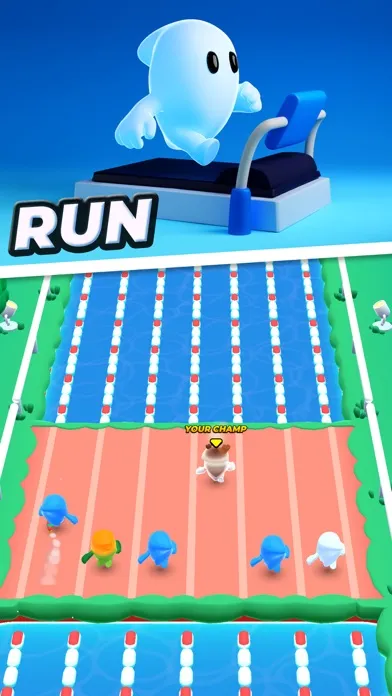 ภาพหน้าจอของ Pocket Champs PVP Racing Games