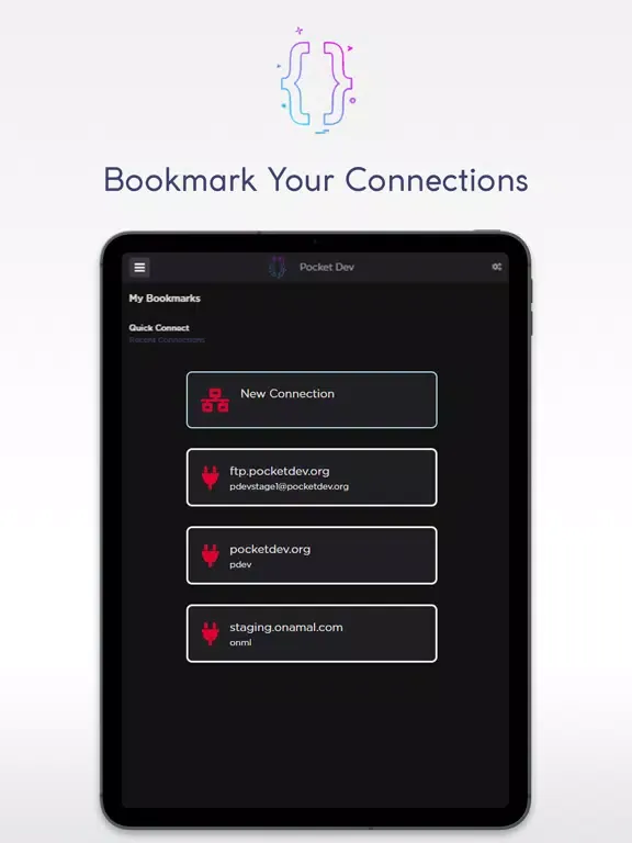 Pocket Dev iPad  Screenshots