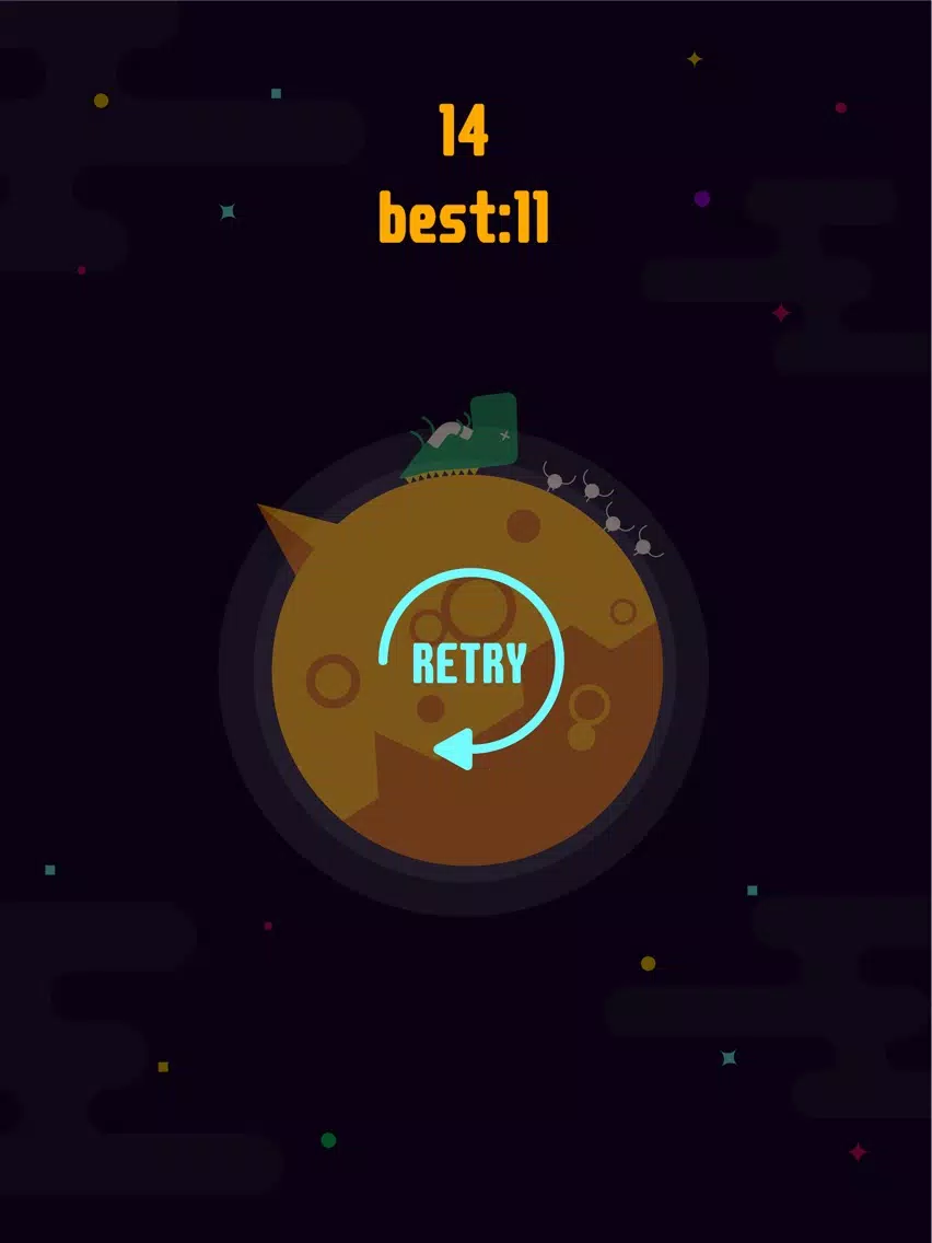 Tangkapan layar Lonely Dino iPad 
