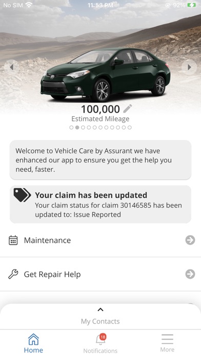 Vehicle Care by Assurant Screenshots