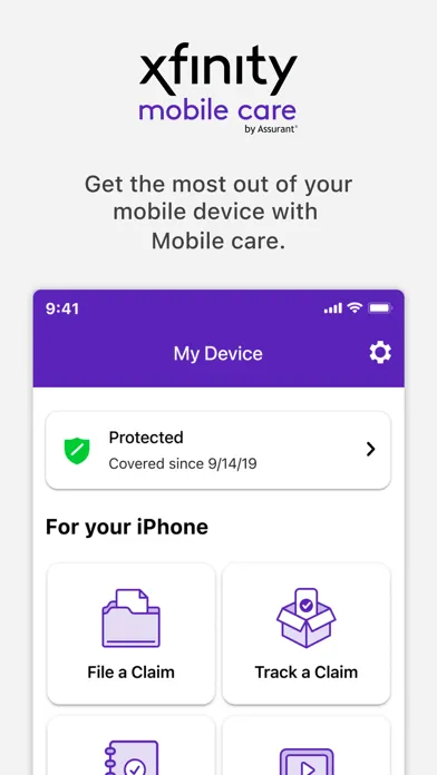 Screenshot di Xfinity Mobile Care