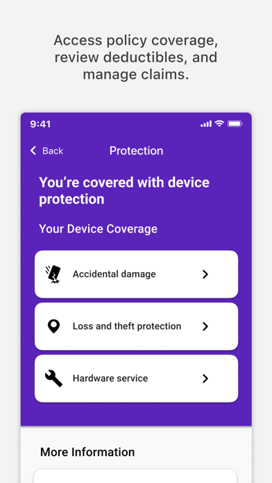 Xfinity Mobile Care Screenshots