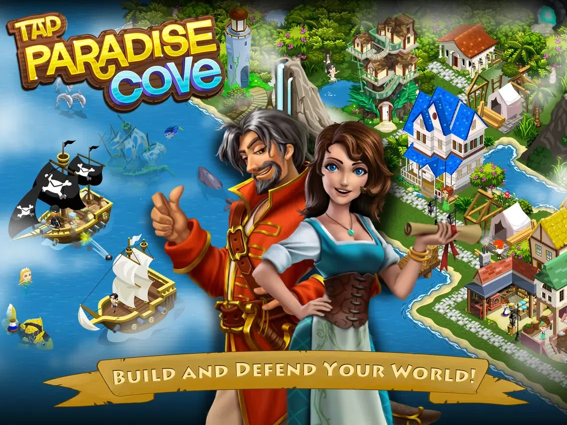 صور Tap Paradise Cove: Explore Pirate Bays and Treasure Islands iPad 